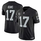 Men & Women & Youth Las Vegas Raiders #17 Davante Adams Black 2023 F.U.S.E With 4-Star C Patch Vapor Untouchable Football Stitched Jersey,baseball caps,new era cap wholesale,wholesale hats